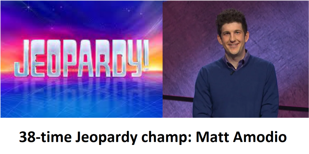 New baseball podcast episode: Jeopardy champion Matt Amodio!