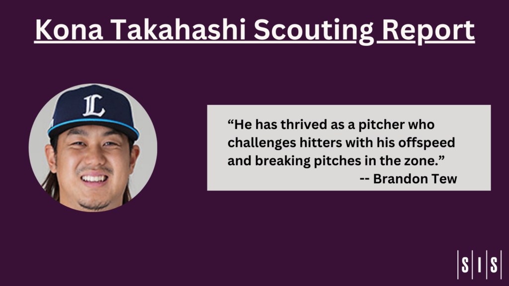 NPB Scouting Report: Kona Takahashi