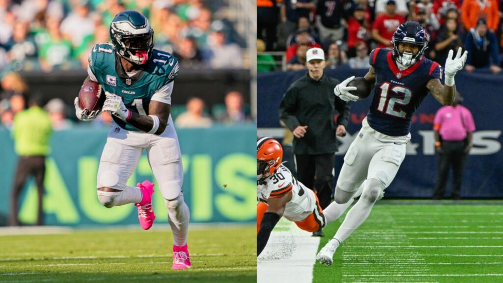 How the Eagles and Texans Have Coped Without Their Star Receivers